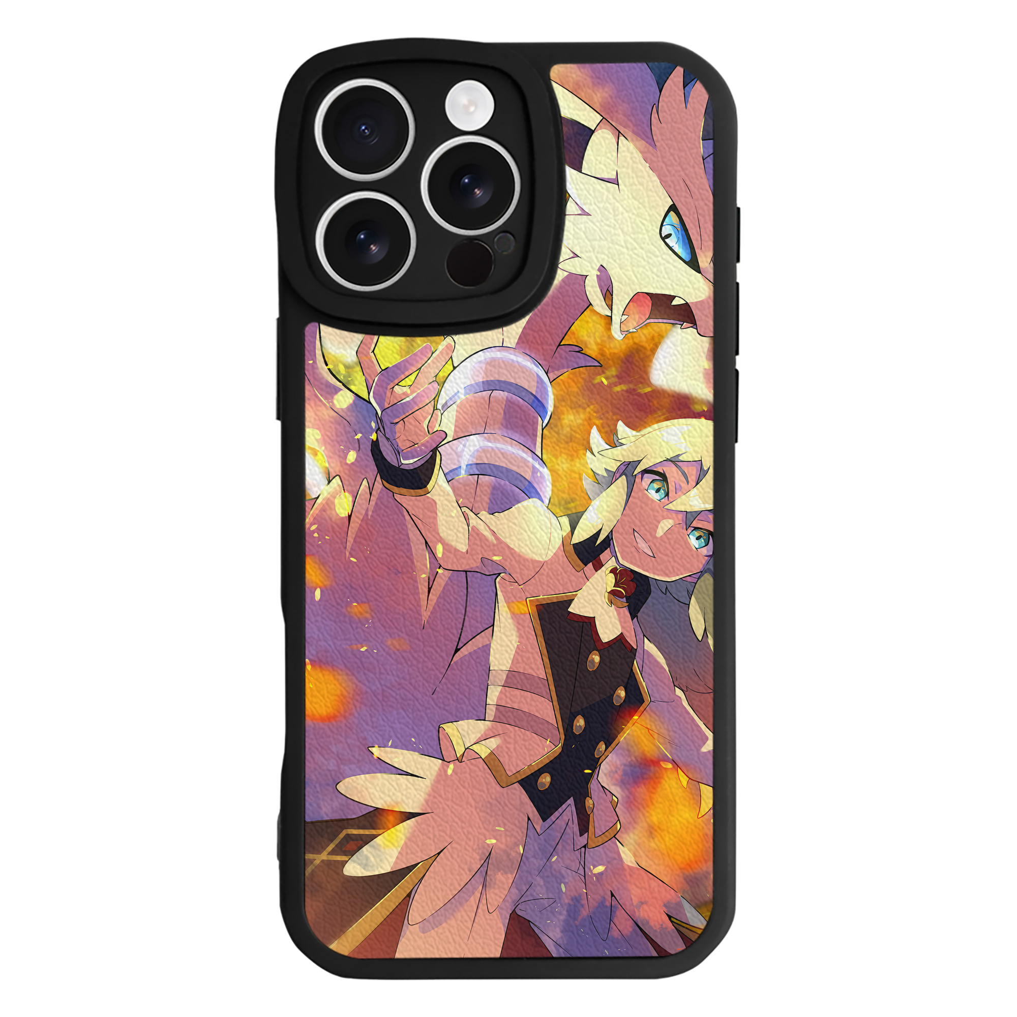 （画像用） ポケットモンスター Pokémon 【iPhone 16シリーズ対応】シリコンスマホケース（レザー調） 材質：シリコン